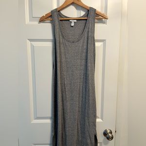 Cotton grey comfy dress (S)